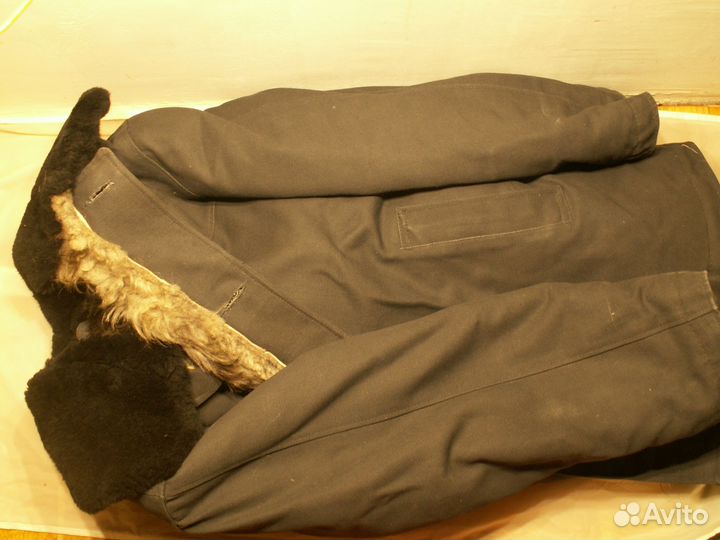 Меховой полушубок СССР (удлинённая куртка)