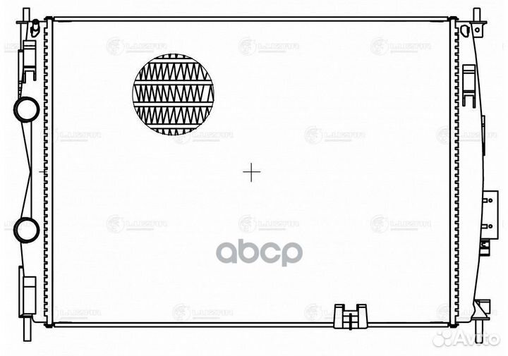 Радиатор двигателя LRc141JA luzar