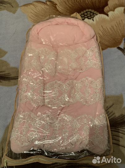 Конверт на выписку для девочки зима