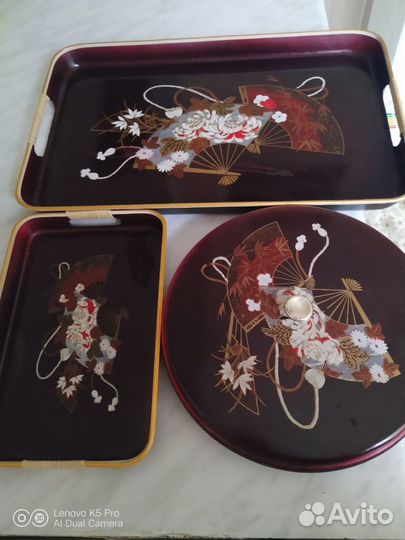 Набор подносы и менажница