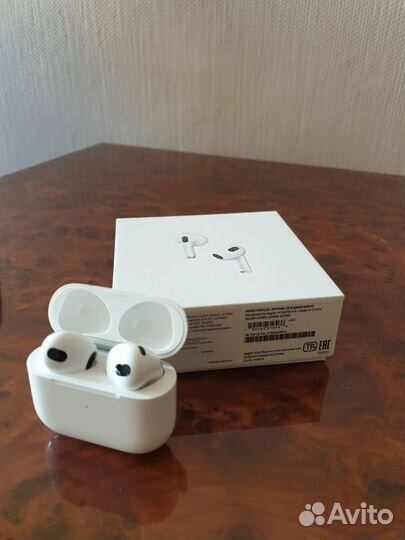 Беспроводные наушники apple airpods 3