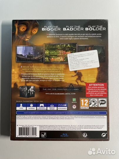 Oddworld Soulstorm PS4 стилбук