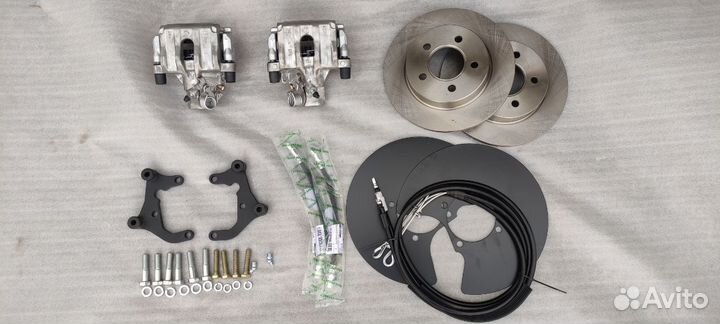 Комплект задних дисковых тормозов Ate на Волгу