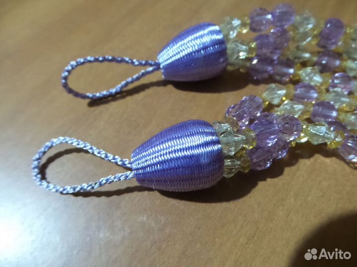 Подхваты для штор 3 шт. Бусинки 6 мм