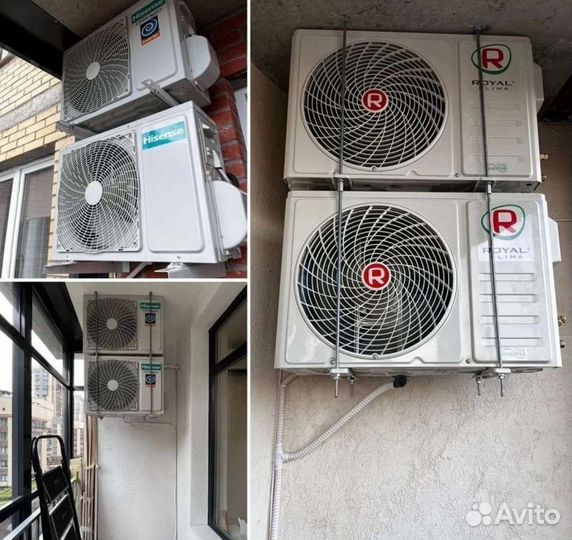 Установка кондиционеров монтаж ремонт чистка то