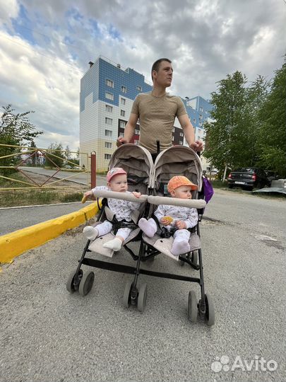 Коляска для двойни