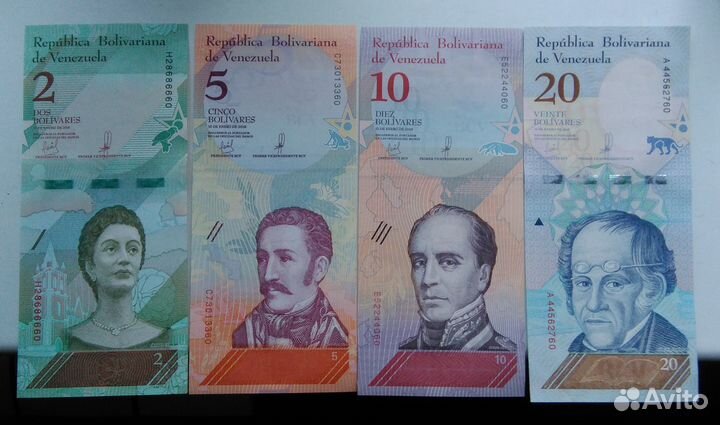 Иностранные банкноты наборами