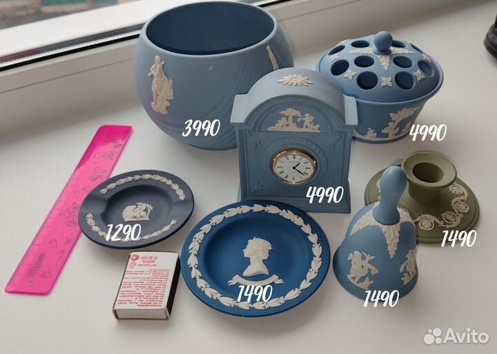 Изделия из Wedgwood Jasper. Английский фарфор