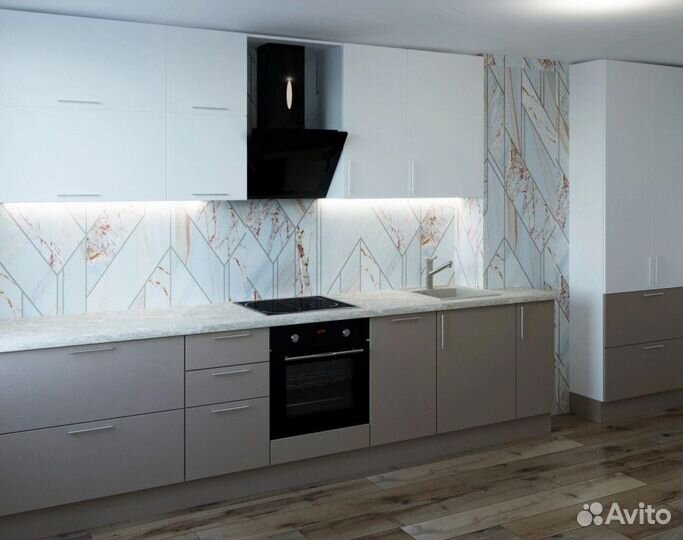 Кухонный гарнитур с барной стойкой артикул 24202