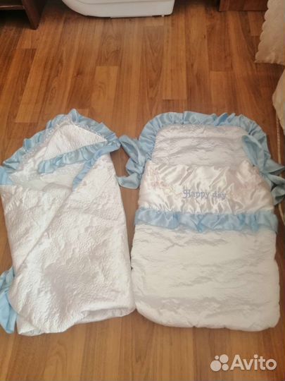 Конверт на выписку для мальчика весна осень