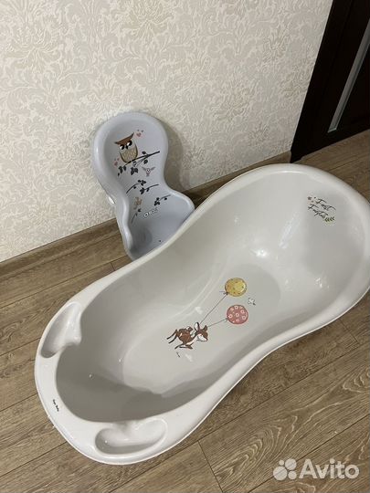 Ванночка для купания с горкой