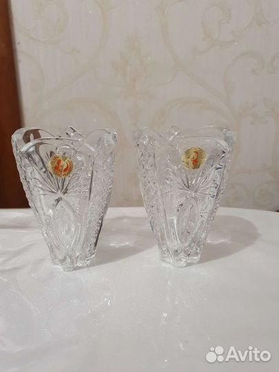 Хрустальная салфетница