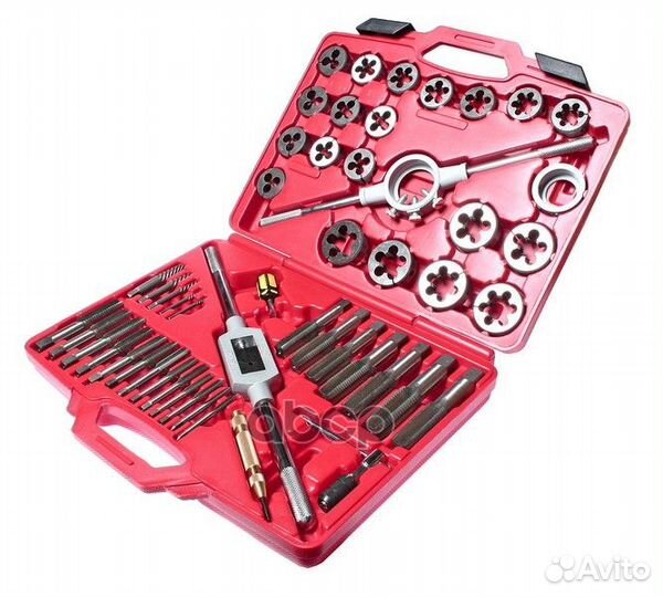 Набор метчиков и плашек 51 пр: М6 - М24 с плашк