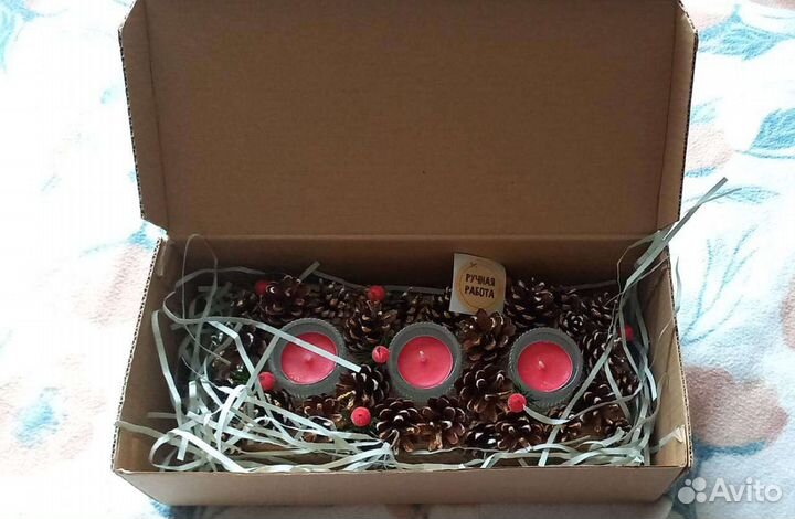 Подсвечник новогодний