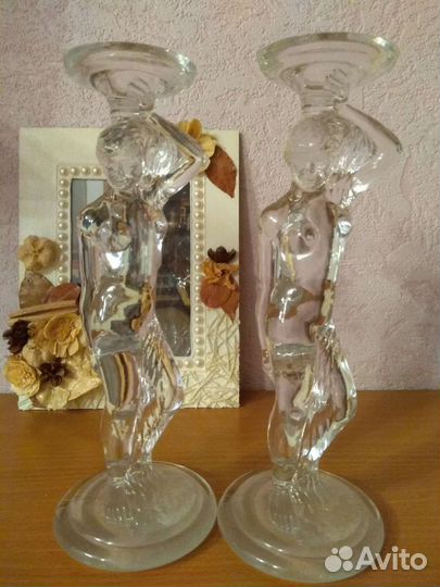 Подсвечник хрустальный СССР