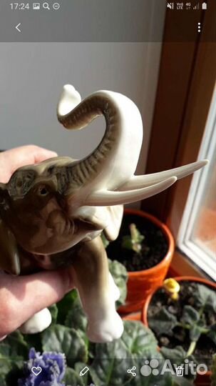 Слон.Фарфор.В идеальном состоянии