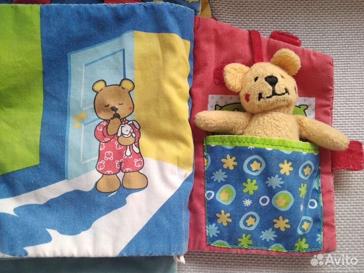 Игрушка развивающая домик из ткани