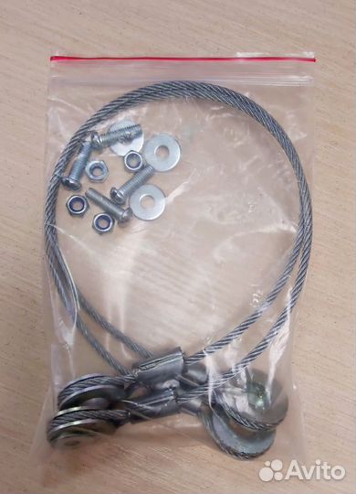 Трос крепления борта прицепа (комплект из 2 шт.) а