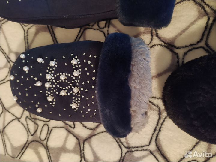 Варежки меховые