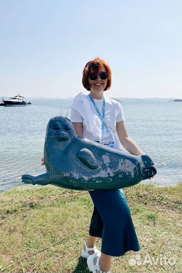 Сувенир панно с Байкала Нерпа