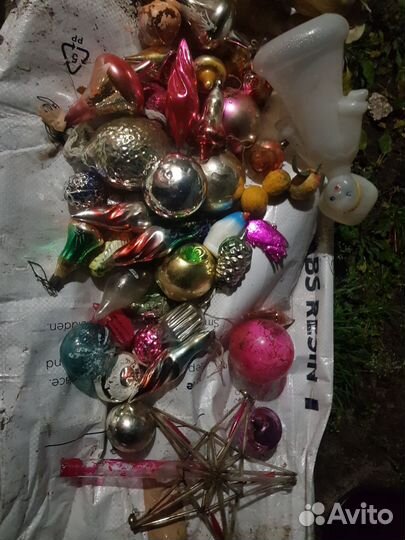 Елочные игрушки СССР одним лотом