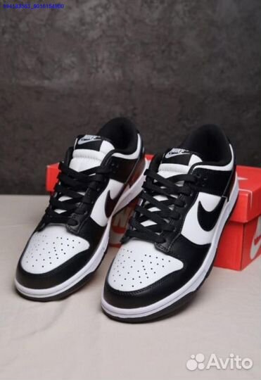 Кроссовки Nike dunk low black white оригинал