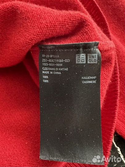 Джемпер uniqlo кашемир