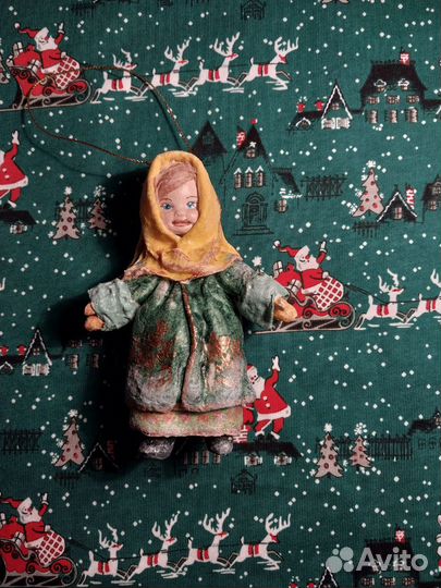 Ватные елочные игрушки