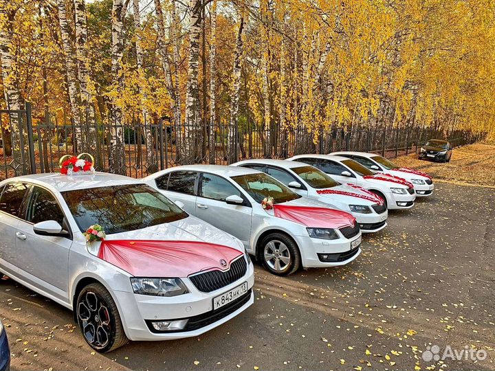 Свадебные украшения на авто Аренда