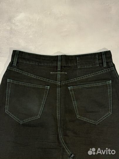 MM6 Maison Margiela Jean Skirt(Black/W30)
