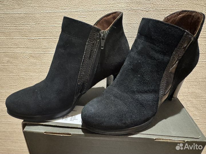 Ботильоны замша 37 размер
