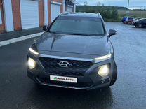 Hyundai Santa Fe 2.0 AT, 2018, 82 000 км, с пробегом, цена 3 450 000 руб.