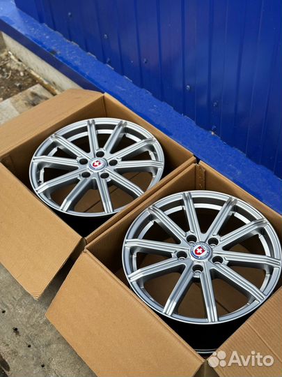 Диски R 16 5*114.3 ет 39 HRE Серебро