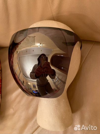 Защитные Очки на всё лицо с чёрной линзой