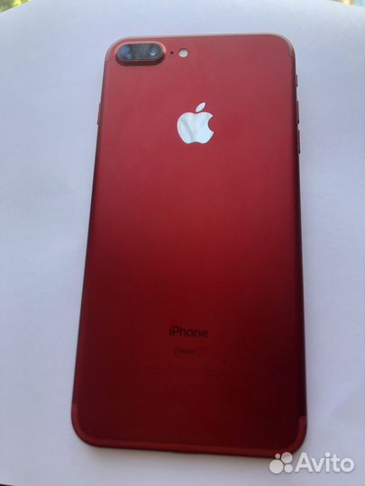 Телефон iPhone 7 plus red