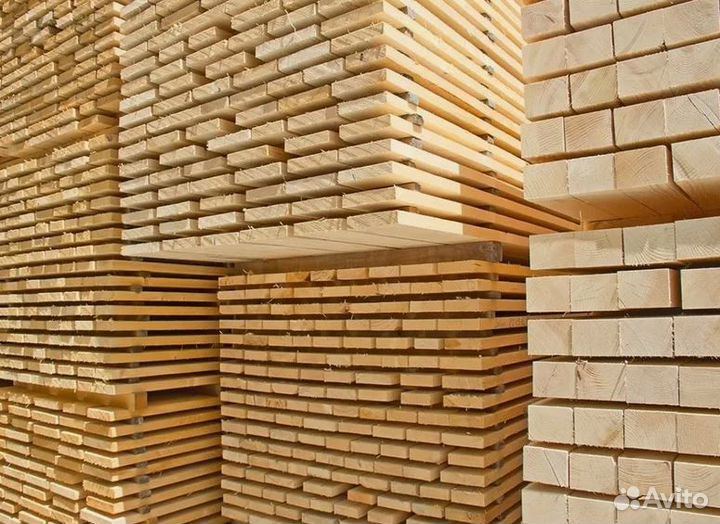 Доска сосна обрезная сырая опт от 20 кубов