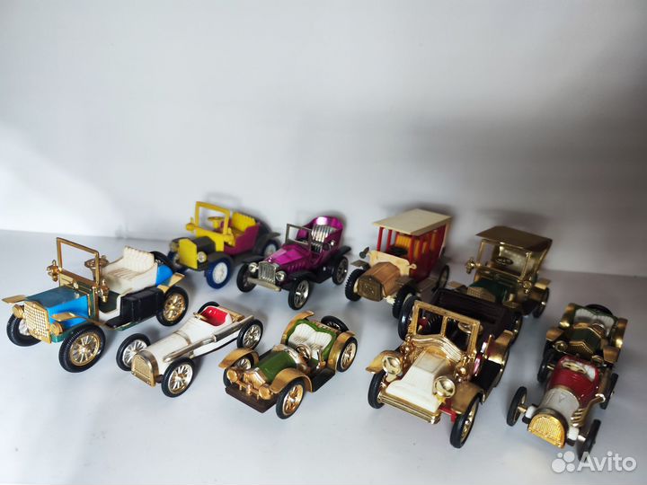 Машинки ретро, СССР, винтаж, 9 машинок одним лотом