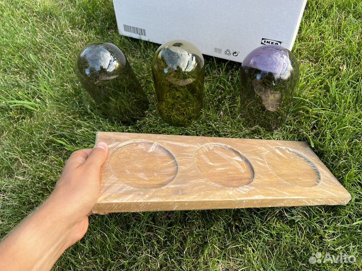 Икеа harliga 3 шт клош оригинал новый IKEA