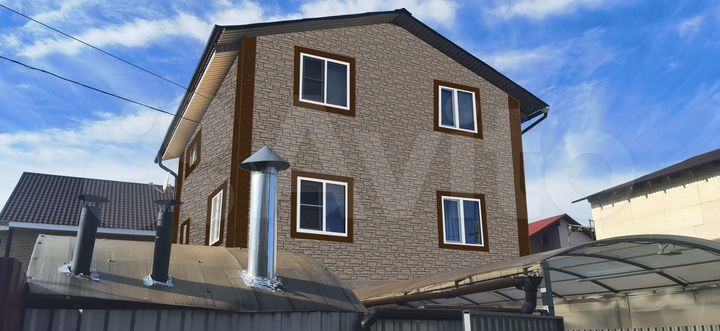 Дом 90 м² на участке 4 сот.