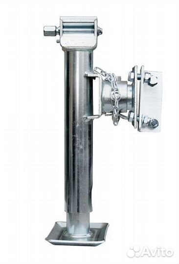 Опорная стойка для прицепа домкратная поворотная