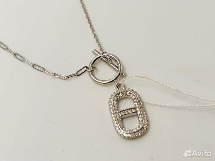 Серебряное колье