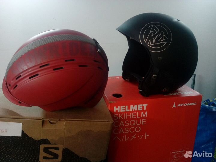 Шлемы горнолыжные и сноубордические новые и б/у