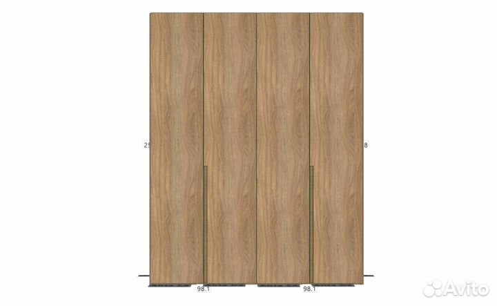 Итальянский распашной Шкаф Simply. DallAgnese