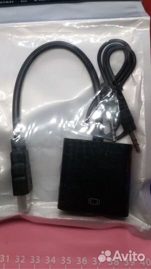 Адаптер монитор VGA- hdmi комп или приставка