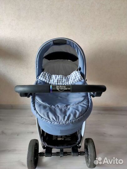 Коляска 2 в 1 Teutonia Cosmo blue denim