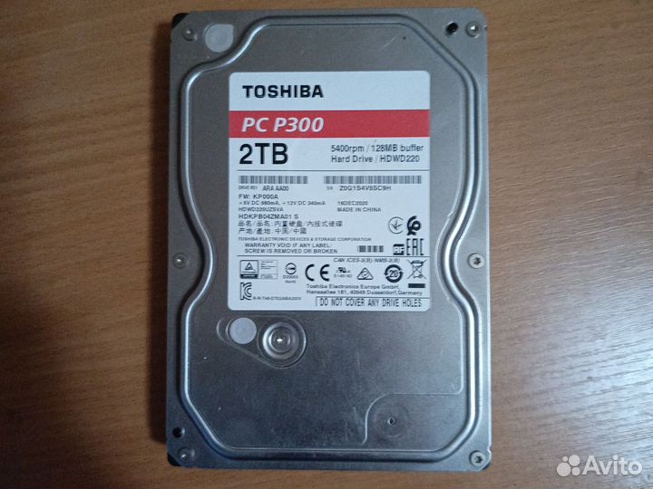 Жесткий диск Toshiba P300