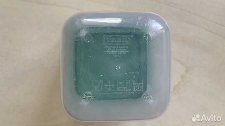 Контейнеры пластиковые пищевые IKEA «Прута» 6 шт