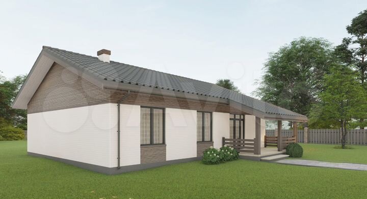 Дом 130 м² на участке 6 сот.