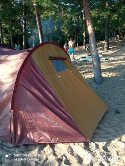 Палатка туристическая 4 местная с тамбуром