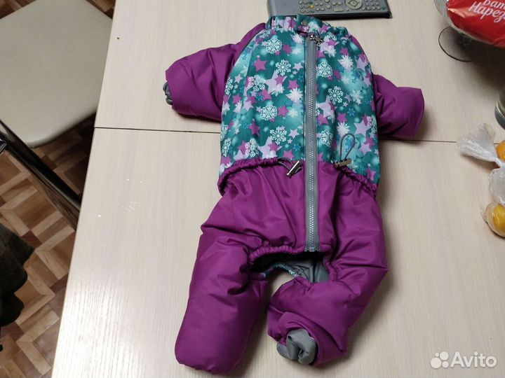 Комбинезон зимний для собак мелких пород